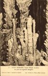 CPA Grotte Grottes Aven Armand Causse Mejean Lozere Au pied de la grande stalagmite 