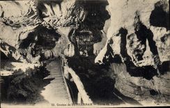 CPA Grotte Grottes de Betharram Sortie du tunnel 