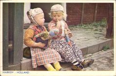 CPA Fantaisie Enfants Poupee Marken Holland 