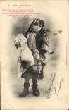 CPA Fantaisie Enfant Poupee La petite mendiante   
