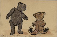 CPA Fantaisie Ours en peluche  