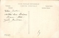 CPA Fantaisie Santons Fleurs  