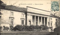 CPA Palais de justice Chalon sur Saone 