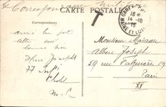 CPA Palais de justice et jardin du Mail Cholet 