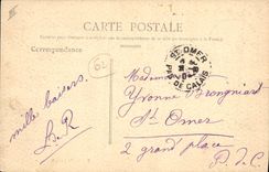 CPA Palais de justice Calais La justice de Paix 