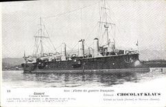 CPA Bateau de Guerre Cassard Croiseur a barbette 