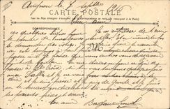 CPA Bateau de Guerre Cavalier Contre torpilleur  