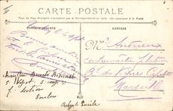 CPA Bateau de Guerre Condorcet Cuirasse d'escadre a turbines 