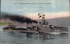 CPA Bateau de Guerre Commandant Lucas Contre torpilleur 