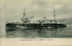 CPA Bateau de Guerre Le Carnot Cuirasse 