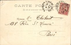 CPA Bateau de Guerre Chanzy Croiseur de 1er rang 