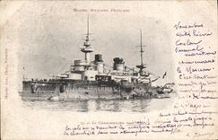 CPA Bateau de Guerre Le Charlemagne 