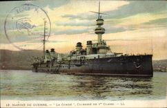 CPA Bateau de Guerre Le Conde Cuirasse de 1ere classe 