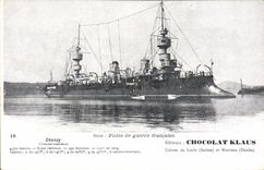 CPA Bateau de Guerre Chanzy Croiseur Cuirasse 
