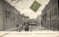 CPA Commercy La Sous Prefecture et la Rue Carnot 