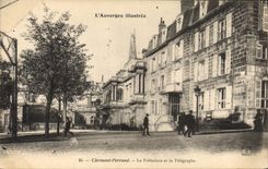 CPA Clermont Ferrand La Prefecture et le Telegraphe