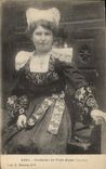 CPA Folklore Costume de Pont Aven