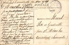 CPA Folklore Jeune fileuse de St Jean Brevelay