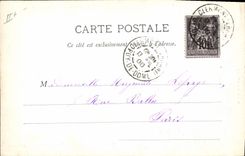 CPA Militaria Le chevalier des Aix de Veygoux sous lieutenant au Regiment de Bretagne