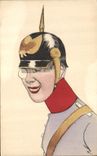 CPA Militaria Officier