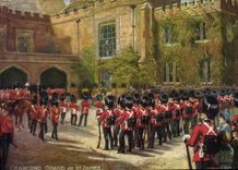 CPA Militaria Changing Guard at St James London Londres
