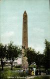 CPA Egypte Egypt Obelisque d'Heliopolis a Matarieh
