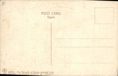 CPA Egypte Egypt Edfu The temple of Horus General View