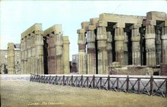 CPA Egypte Egypt Louxor Les colonnades