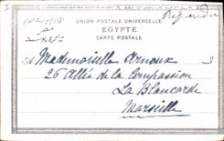 CPA Egypte Egypt The Pyramid