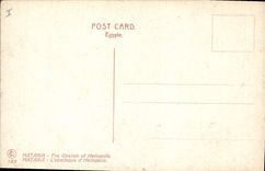 CPA Egypte Egypt Mataria L'obelisque d'Heliopolis