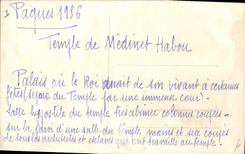 CPA Egypte Egypt Thebes 1956