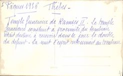 CPA Egypte Egypt Thebes