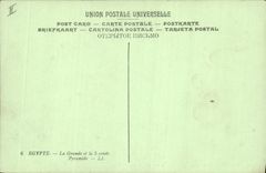 CPA Egypte Egypt The Pyramids of Kheops and Khephren