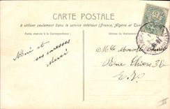 CPA Fantaisie (dessin a la main) Poisson 