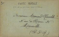 CPA Fantaisie (dessin a la main) Colombe