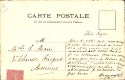 CPA Fantaisie (dessin a la main) Fleurs