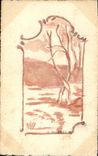 CPA Fantaisie (dessin a la main) Arbre
