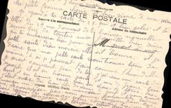 CPA Fantaisie (dessin a la main) Fleurs Oiseau