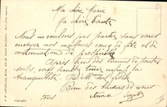 CPA Fantaisie (dessin a la main) Fleurs