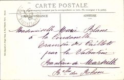 CPA Chateau Lussac les Chateaux Piles du pont de l'ancien chateau et vue est prise au pied des rempa