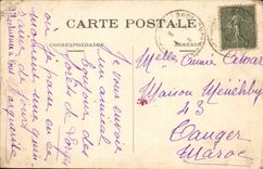 CPA Chateau Lhermitage Lorges Chateau de Belorient M Le Gris Duval