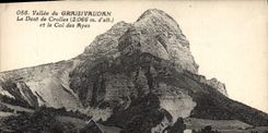 CPA Chateau Vallee du Graisivaudan La dent de Crolles et le Col des Ayes