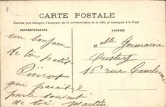 CPA Chateau Porte principale Gillevoisin