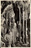 CPA Grotte Grottes Aven d'Orgnac La barriere de colonettes Salle Glory