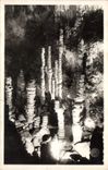 CPA Grotte Grottes Aven d'Orgnac Stalagmites deviees partie ouest de la salle superieure