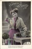 CPA Fantaisie Femme Poupee 