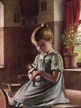 CPA Fantaisie Enfant Poupee 