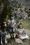 CPA Fantaisie Enfant Poupee Chien
