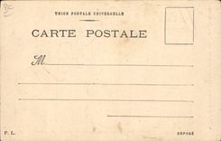 CPA Fantaisie Femme On lui offre un palais Poupee 