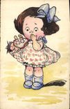 CPA Fantaisie Enfant Poupee 